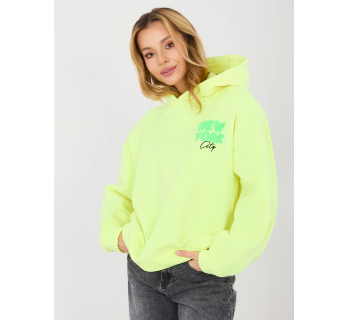 Mikina MJ BL H2587.82 fluo yellow Mikina MJ BL H2587.82 fluo yellow