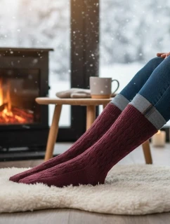 WiK Cosas 005 Dámske kašmírové ponožky 35-42