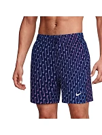 Plavky Nike Breaker Swoosh Link Midnig v barvě tmavě modré, růžové a fialové NESSG577 440