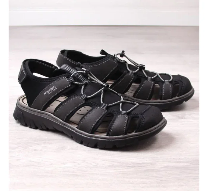 Zabudované sandále Rieker M 26770-00 RKR584 Zabudované sandále Rieker M 26770-00 RKR584