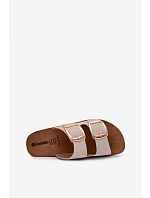 Dámske papuče so zlatými prackami Inblu CP000061 Beige