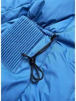 Světle modrá dámská bunda s kapucí model 15846262 - Ann Gissy