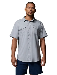 Košeľa Columbia Utilizer II Solid s krátkym rukávom 1577762039, sivá, veľkosť L