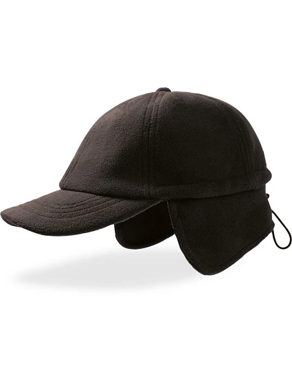Atlantis Headwear Snow Flap Stopper 6-panelová čiapka „Snow Flap Stopper“ 33.0209 čierna Atlantis Headwear Snow Flap Stopper 6-panelová čiapka „Snow Flap Stopper“ 33.0209 čierna