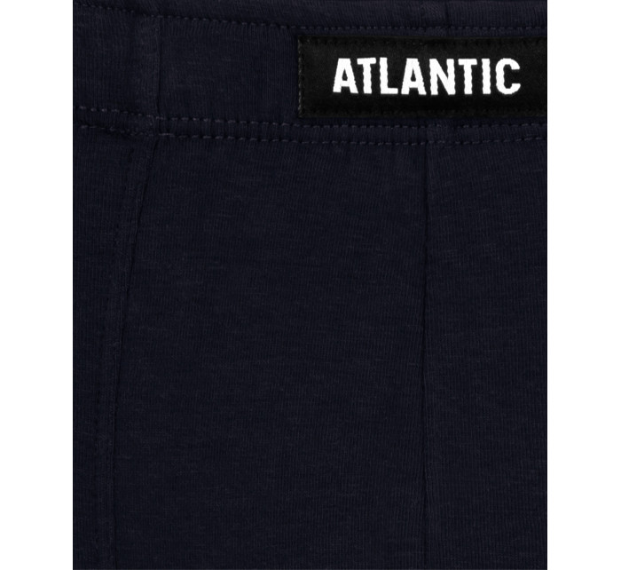 Pánske boxerky ATLANTIC 2Pack - čierna/modrá