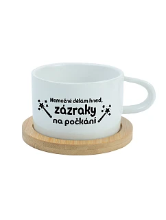 NEMOŽNÉ VYROBIŤ, ČAKACIE MIRORY - biely pohár na makrónky 200 ml
