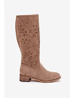 Topánky na klinoch Acorn NS596P beige - Seastar