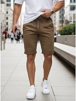 Spodenki męskie jeansowe brązowe model 22152762 - FashionStreet
