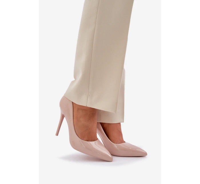 Lakované Lodičky S  Béžové model 21684963 - Boto