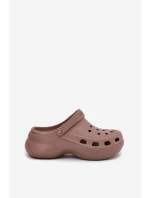 Dámské Pěnové Sandály Na Masivní Podešvi Big Star model 21703070 Tmavě béžové - Big Star Shoes