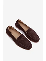 Mokasiny z Přírodního Semiše Vinceza 18122 Čokoládové Mokasiny z Přírodního Semiše Vinceza 18122 Čokoládové
