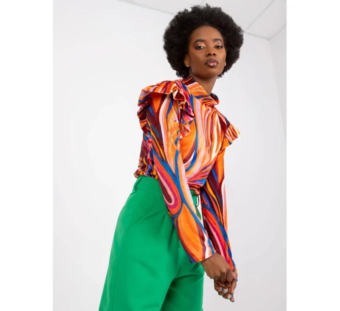 Halenka DHJ BZ model 17070559 oranžová - FPrice Halenka DHJ BZ model 17070559 oranžová - FPrice