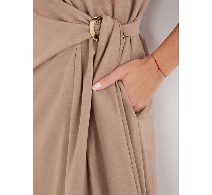 Sukienka MI SK model 22109931 ciemny bezowy - FPrice