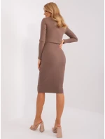 Spódnica RV SD model 18955469 brązowy - FPrice