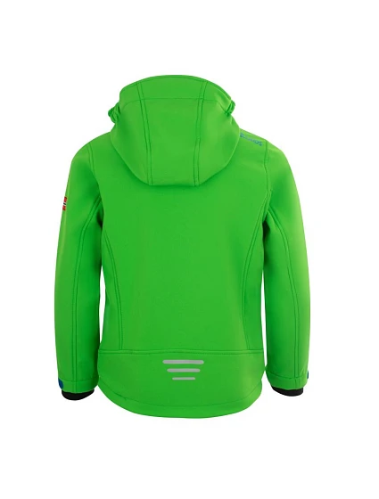 Dětská softshellová bunda Jacket  blue větruodolná zelená model 21349971 - Trollkids