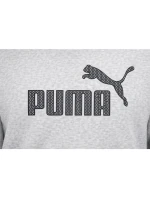 Puma športová klokanka s kapucňou pánska šedá módna bavlna pánska