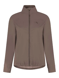 Běžecká bunda Rogelli ESSENTIAL, barva mokka, velikost S