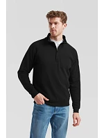 Classic Sweat Mikina s 1/4 zipem black model 22410212 - Fruit of the Loom