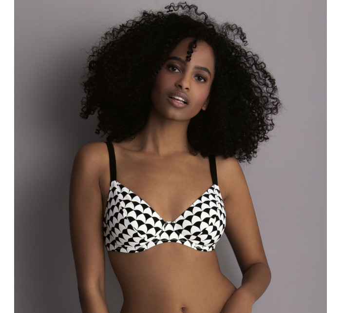 Style Celine Top Bikini - horný diel 8755-1 čiernobiela - RosaFaia