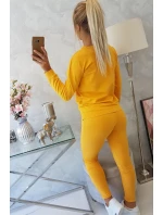 Hořčicová mikinová souprava Hořčicová mikinová souprava