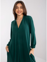 Dámske šaty Dress-EM-SK-604.10P-tmavo zelená