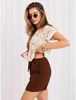 Szorty MI SN model 22224907 brązowy - FPrice Szorty MI SN model 22224907 brązowy - FPrice