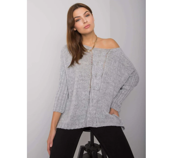 Dámsky sveter TW SW BI 559.45 sivý