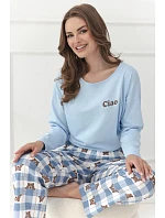 DÁMSKÉ DLOUHÉ PYŽAMO S–XL model 22360274 - Taro DÁMSKÉ DLOUHÉ PYŽAMO S–XL model 22360274 - Taro