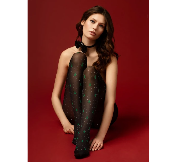 Dámské punčochové kalhoty G model 21865245 Be Merry 40 den 5XL - Fiore