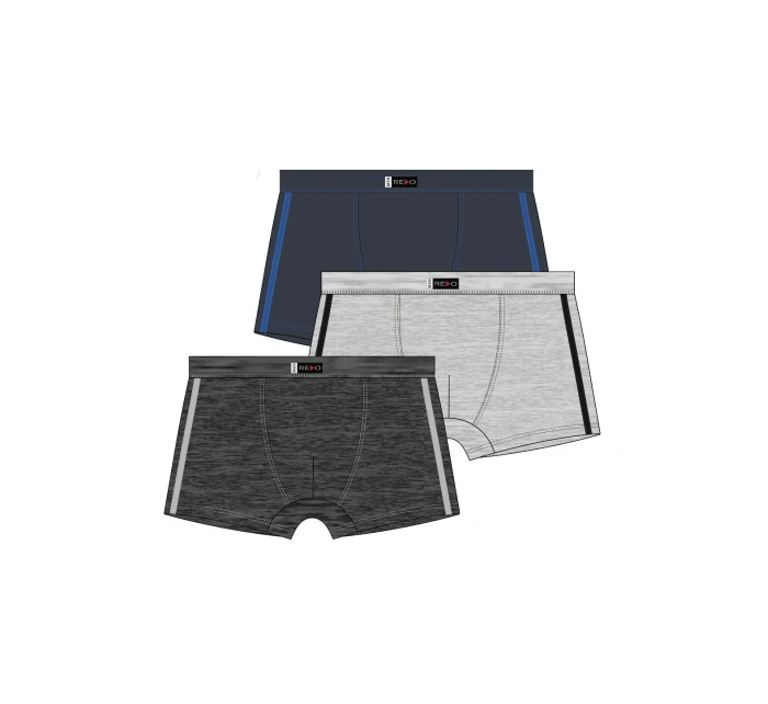 Hladké pánské boxerky model 18037558 - Redo