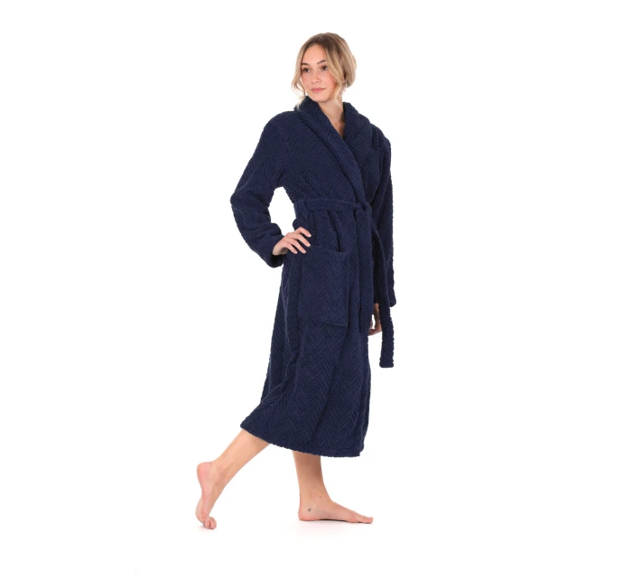 župan Athena s golierom tmavomodrý