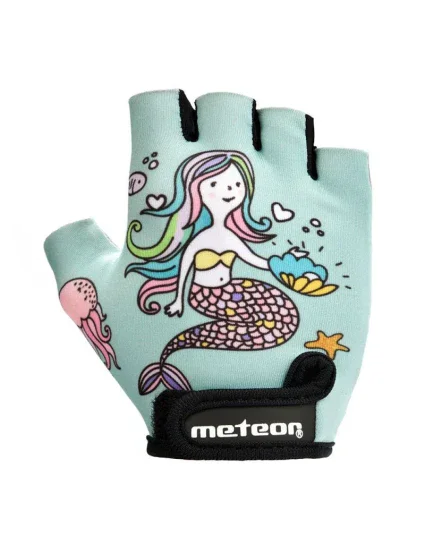 Detské cyklistické rukavice Jr 26169-26171 - Meteor