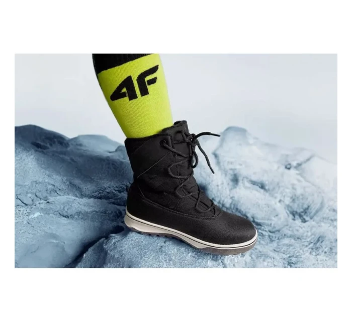 Detské zimné topánky Jr 4FJAW22FSBSF005-20S - 4F Detské zimné topánky Jr 4FJAW22FSBSF005-20S - 4F