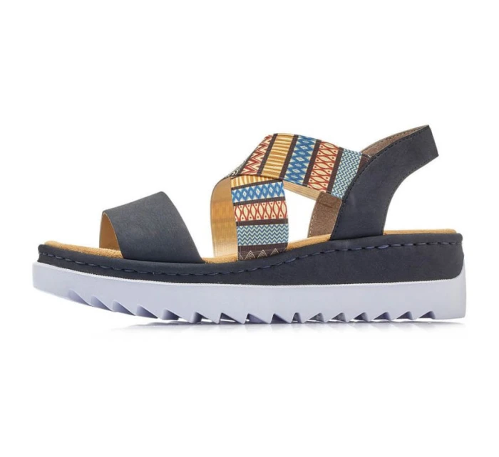 Sandále Rieker V44G8-14 W RKR533A