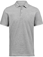 Untagged Movement OCS Polo Unisex – polo z hrubej bavlny s piké vzorom 66.2010, šedá melírovaná Untagged Movement OCS Polo Unisex – polo z hrubej bavlny s piké vzorom 66.2010, šedá melírovaná