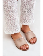 Kožené Pantofle Tmavě Béžové Lewski Shoes model 21682423 - Boto Kožené Pantofle Tmavě Béžové Lewski Shoes model 21682423 - Boto