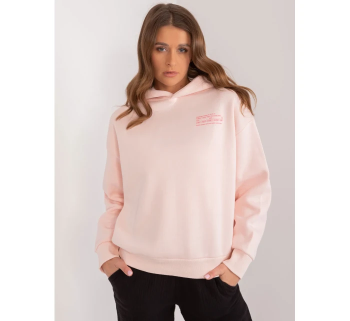 Mikina D10608BC02450C3 svetlo ružová
