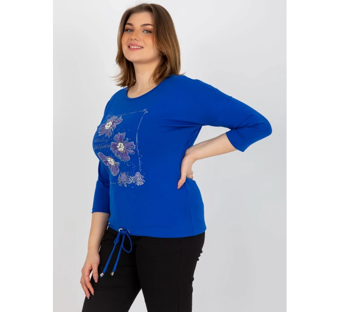 Dámska blúzka RV BZ 8457.47P tmavo modrá - FPrice