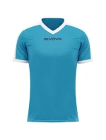 Pánske tričko Revolution Interlock M MAC04 0503 celeste / bianco - Givova