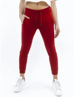 Dámske tepláky FITS červené UY0537 Dámske tepláky FITS červené UY0537
