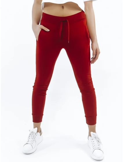 Dámske tepláky FITS červené UY0537 Dámske tepláky FITS červené UY0537