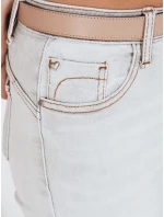 Dámské úzké džíny šedé Dstreet model 21992770 - FashionStreet Dámské úzké džíny šedé Dstreet model 21992770 - FashionStreet