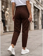 Dámske džínsy Mom Fit s hnedým pásikom FashionStreet UY3133