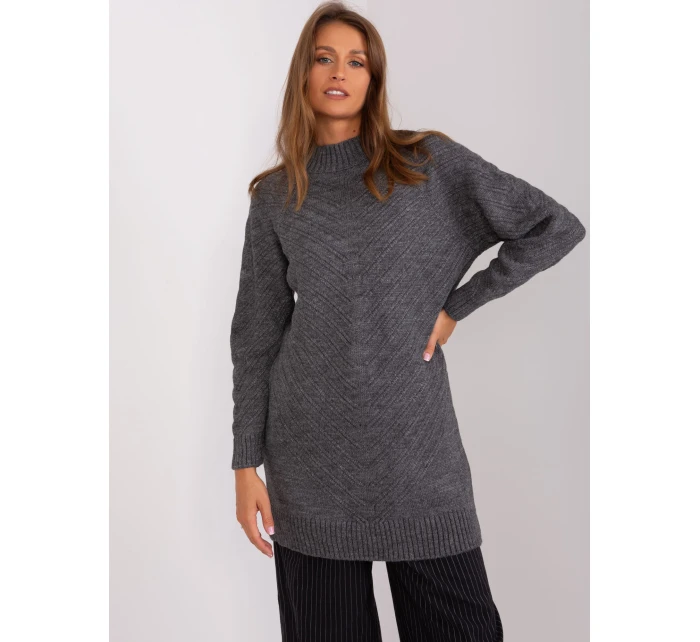 Sweter BA SW model 18987497 ciemny szary - FPrice