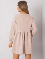 Šaty RV SK 7247.15P béžová Šaty RV SK 7247.15P béžová