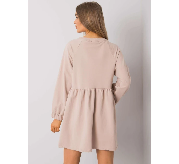 Šaty RV SK 7247.15P béžová Šaty RV SK 7247.15P béžová