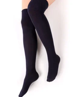 Hladké dámské nadkolenky model 16116835 - Steven