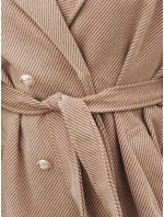 Dámsky oversize kabát CAMELLYN dlhý camel FashionStreet NY0743 Dámsky oversize kabát CAMELLYN dlhý camel FashionStreet NY0743
