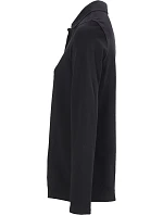 LSL Women Dámské těžké piqué polo s dlouhým rukávem deep black model 22442419 - NEOBLU LSL Women Dámské těžké piqué polo s dlouhým rukávem deep black model 22442419 - NEOBLU