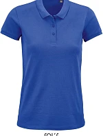 SOL'S Planet Women Dámske polo tričko z bio bavlny 25.3575 kráľovská modrá